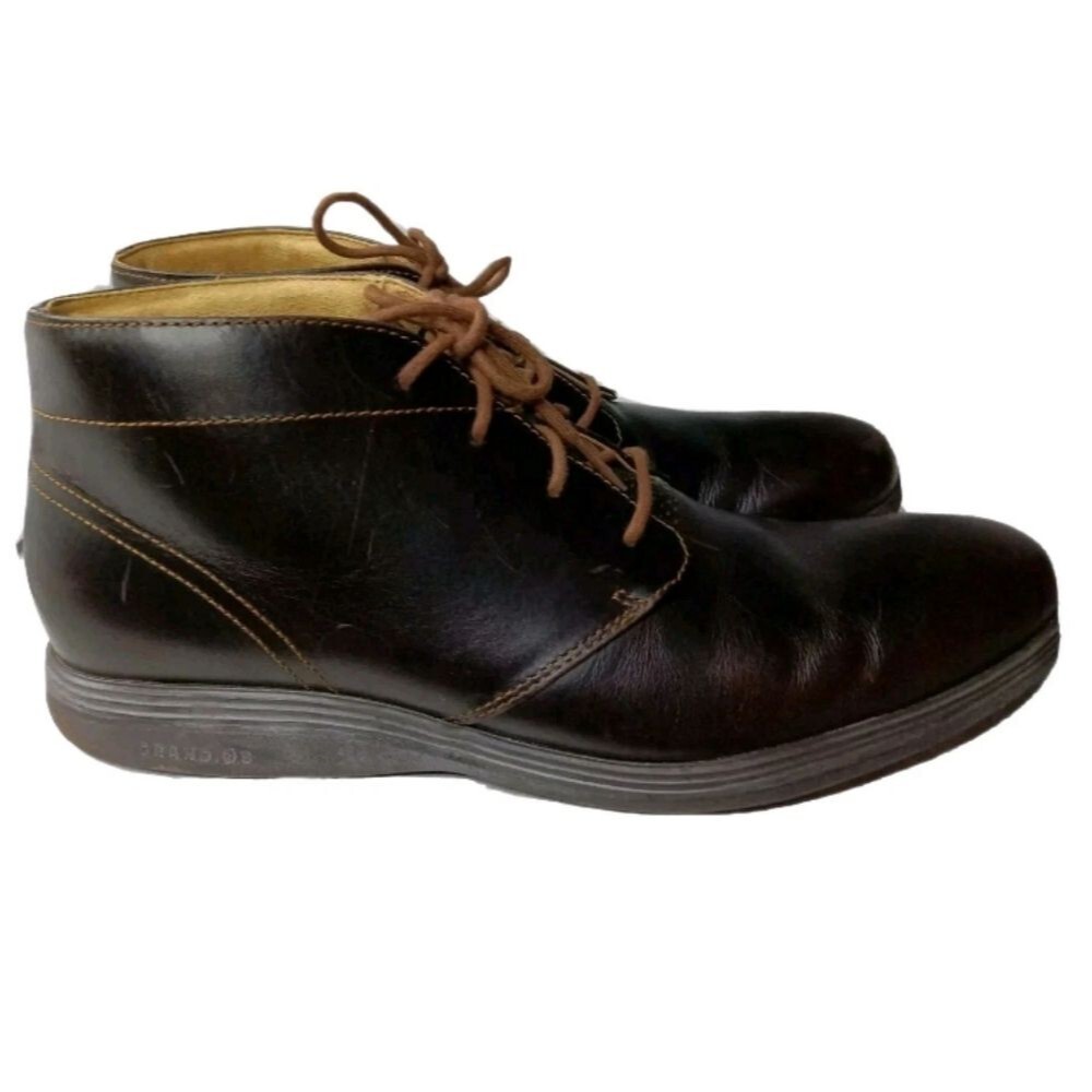 Cole Haan Grand Tour Chukka Size 12M Woodbury Leather-Java